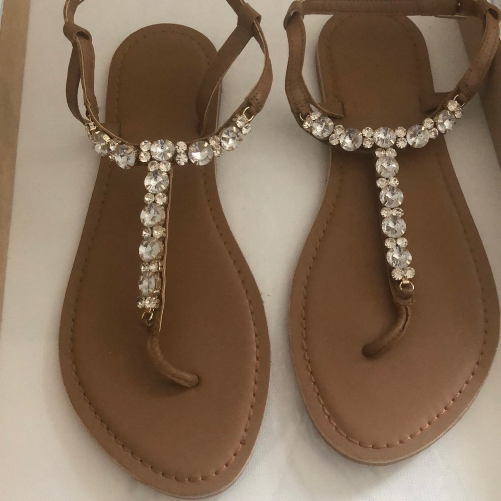 New Look by ASOS Bejeweled Sandals